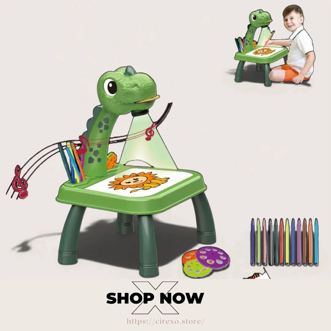 Kids LED Projector Drawing Table Cirexo
