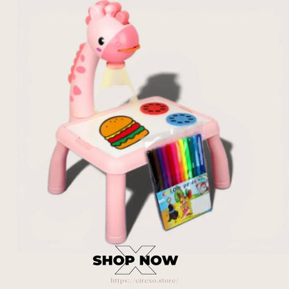 Kids LED Projector Drawing Table Cirexo