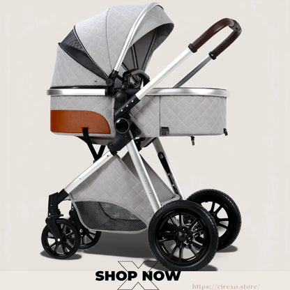 Folding Shock-Absorbing Baby Stroller Cirexo