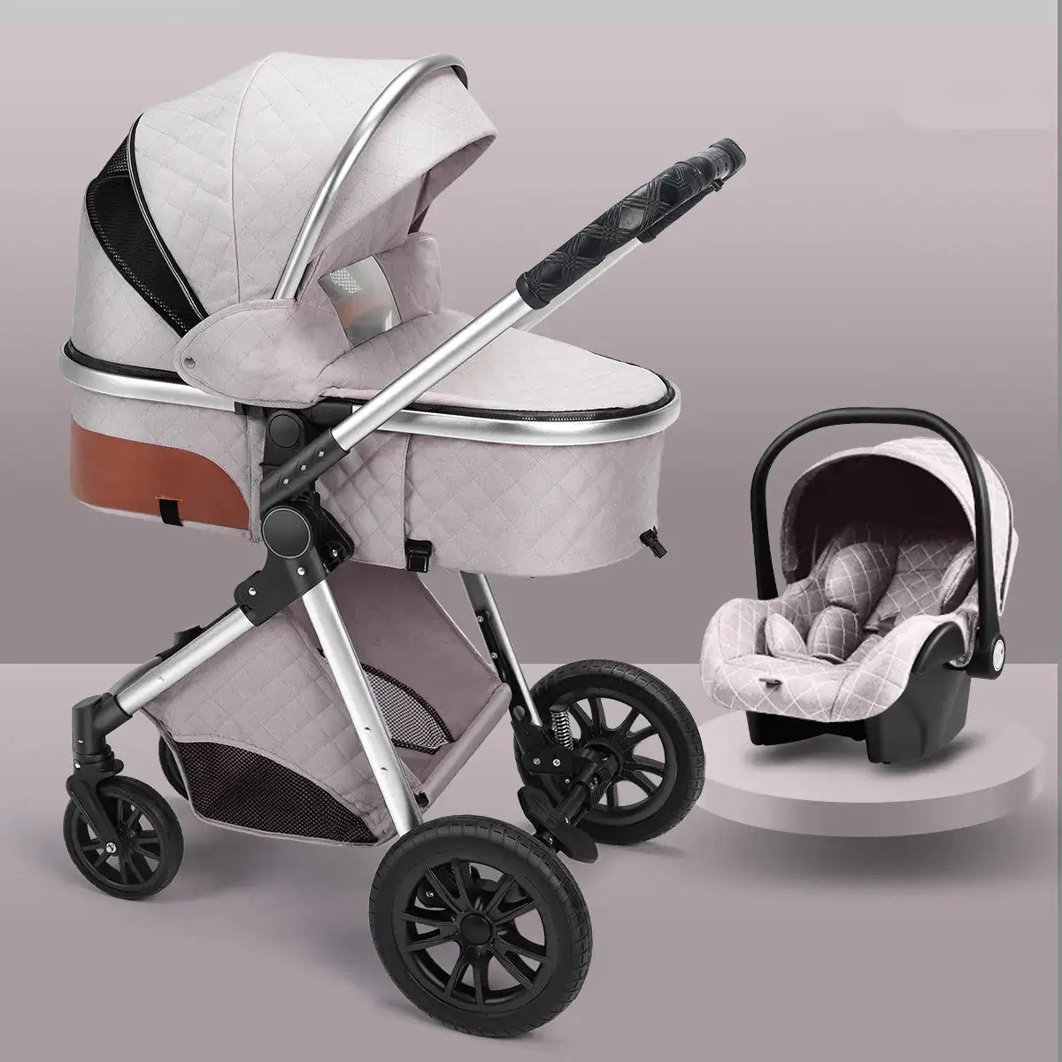 Folding Shock-Absorbing Baby Stroller Cirexo