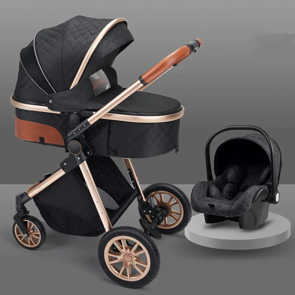 Folding Shock-Absorbing Baby Stroller Cirexo