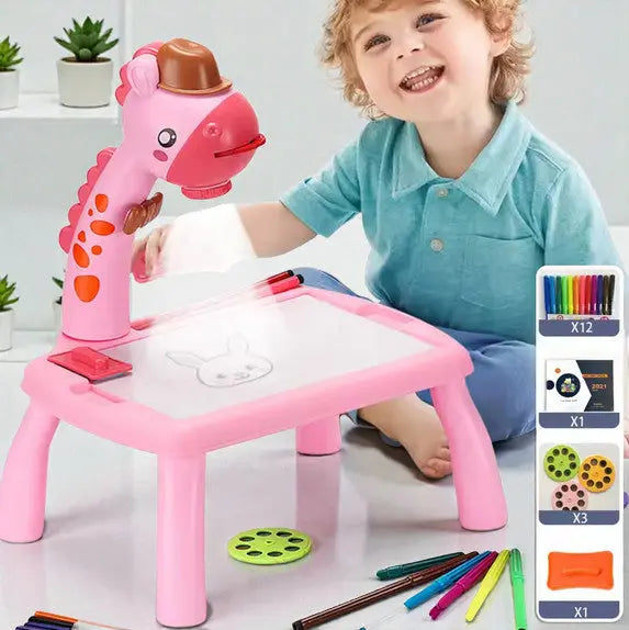 Kids LED Projector Drawing Table Cirexo