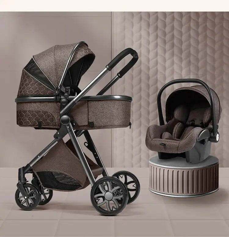 Folding Shock-Absorbing Baby Stroller Cirexo