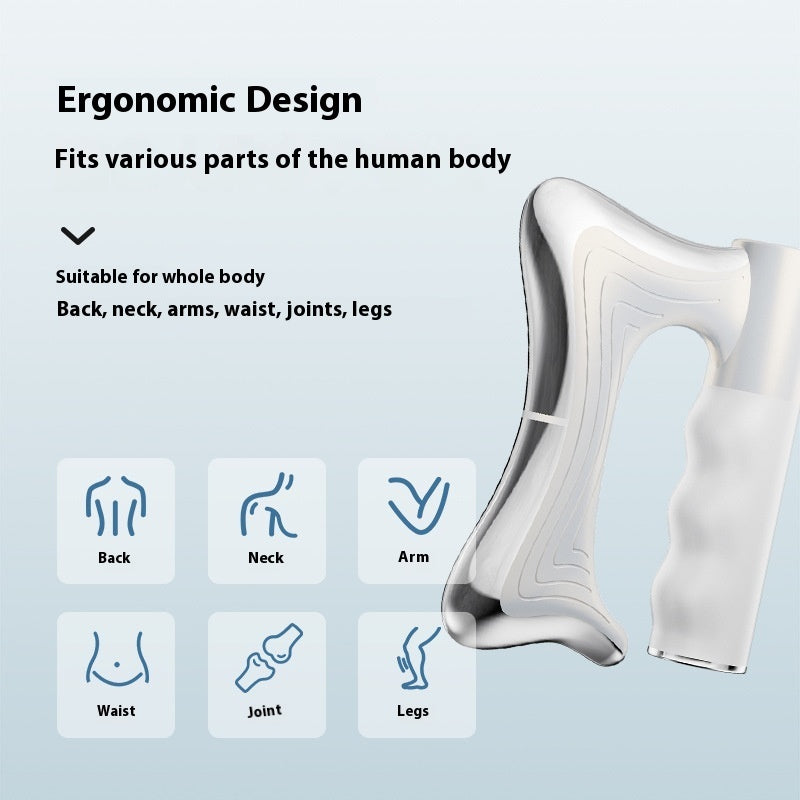 Electric Fascia Knife Vibration Body Massager High Vibration Massage Massager Warm Body Lifting Blade Comb Massage Tool Cirexo