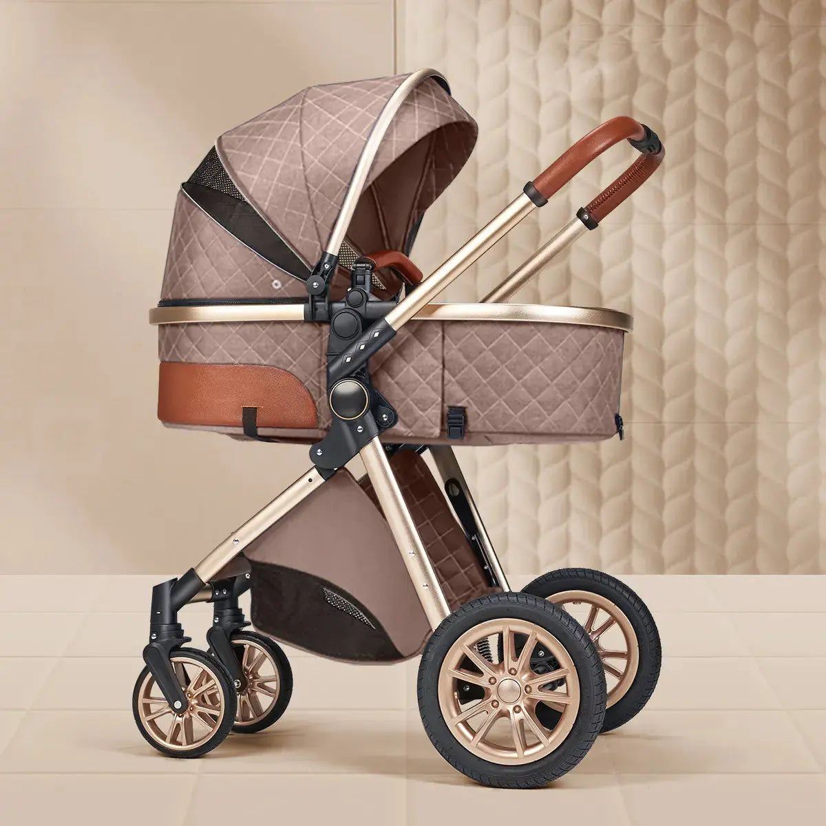 Folding Shock-Absorbing Baby Stroller Cirexo